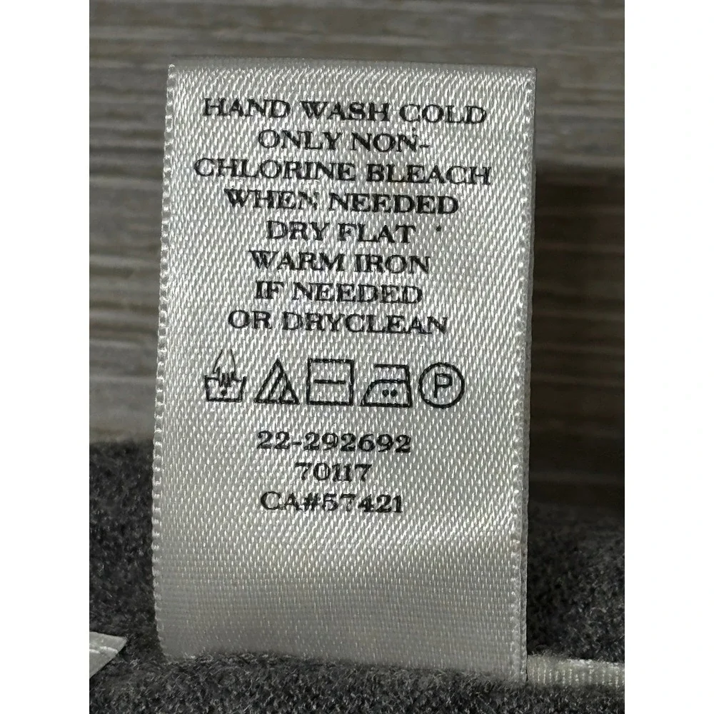 Used‎ Ann Taylor Women's Grey Cardigan Sweater Black Lace Size M Excellent Cond - Picture 8 of 10